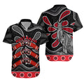 Aboriginal Boomerang Hawaiian Shirt Kangaroo Australia - Vibe Hoodie
