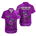 Launceston Cup 2022 Hawaiian Shirt Australia Aboriginal Purple Horse Lovers - Vibe Hoodie