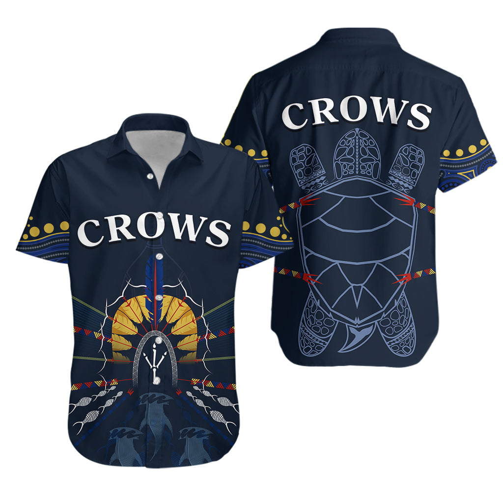 The Crows Indigenous Hawaiian Shirt Adelaide Football - Vibe Hoodie