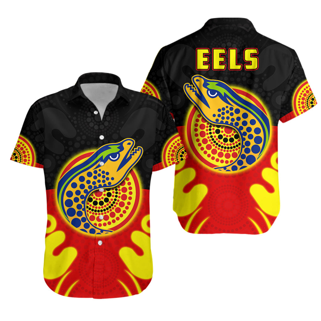 Eels Indigenous Hawaiian Shirt Style Aboriginal Flag - Vibe Hoodie
