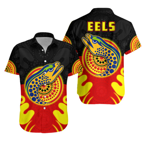 Eels Indigenous Hawaiian Shirt Style Aboriginal Flag - Vibe Hoodie