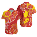King Island Hawaiian Shirt Emu Aboriginal Tasmania Australia - Vibe Hoodie