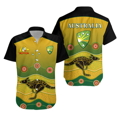Cricket Australia Hawaiian Shirt Indigenous Kangaroo - Vibe Hoodie