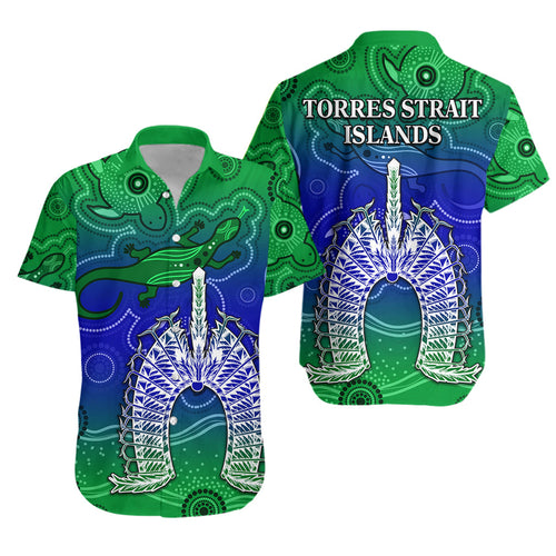 Torres Strait Islands Hawaiian Shirt Aboriginal Art Lizard Symbol Peace - Vibe Hoodie