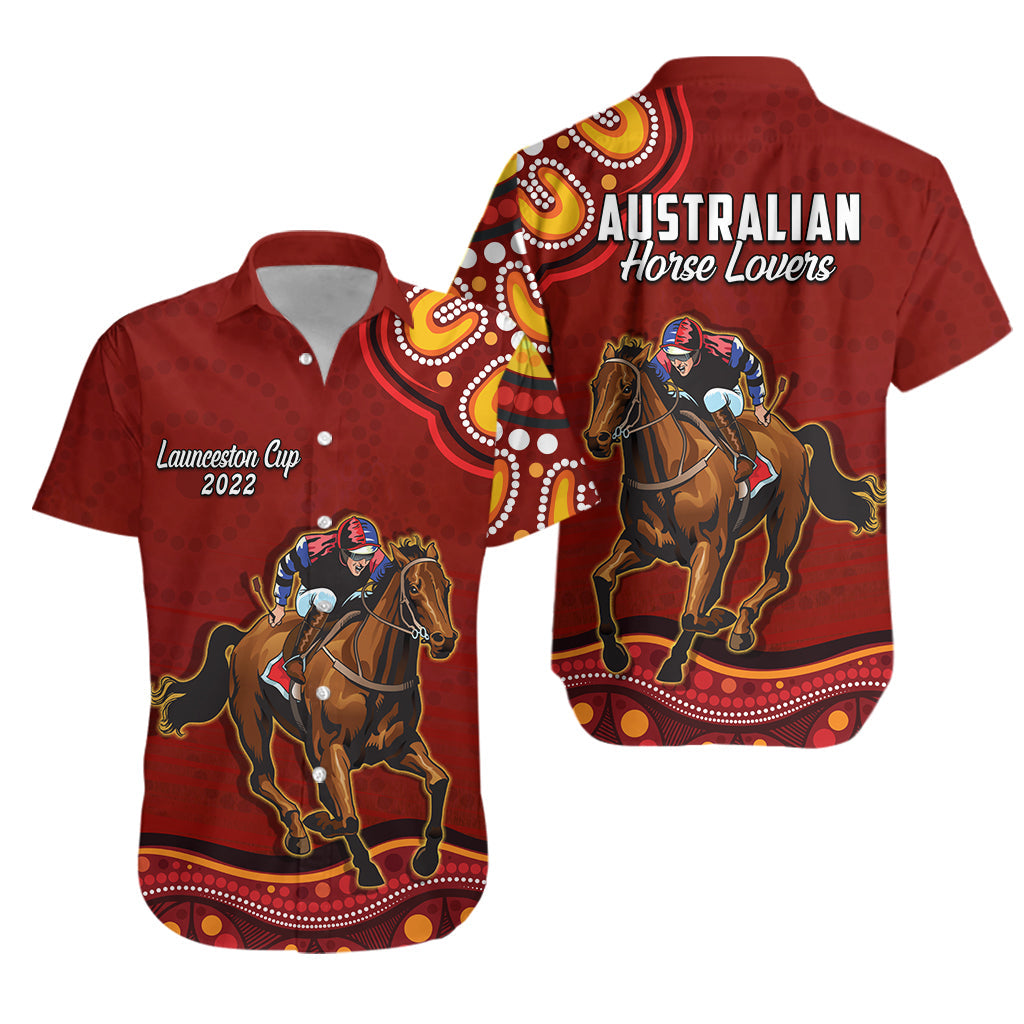 Launceston Cup 2022 Hawaiian Shirt Australia Aboriginal Red Horse Lovers - Vibe Hoodie