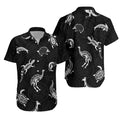 Aboriginal Art Hawaiian Shirt Animals Australia Version Black - Vibe Hoodie