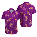 Aboriginal Art Hawaiian Shirt Animals Australia Version Purple - Vibe Hoodie