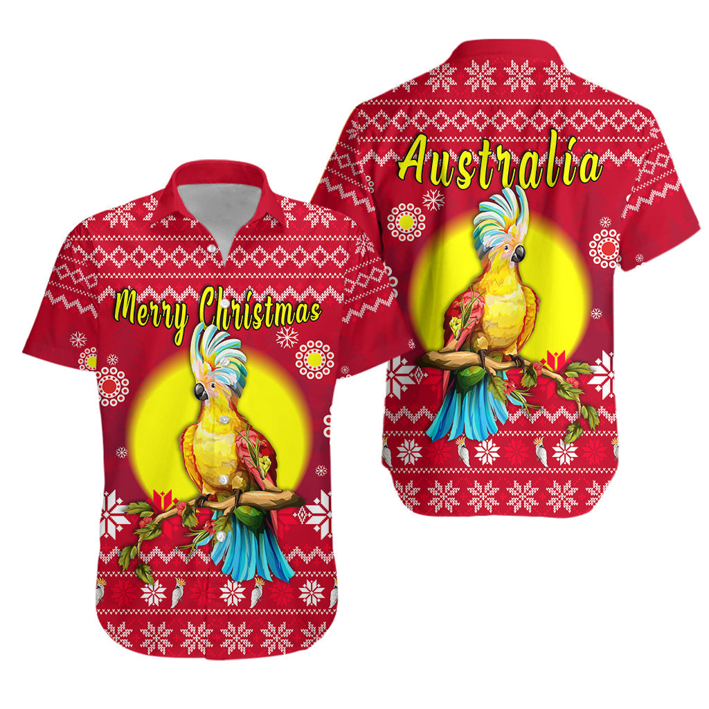 Australia Christmas Hawaiian Shirt Be Loved Cockatoo - Vibe Hoodie