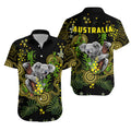 Golden Wattle Hawaiian Shirt Australia Acacia Pycnantha Mix Aboriginal - Vibe Hoodie