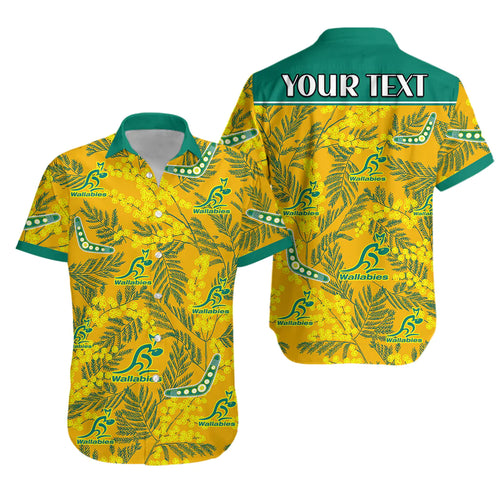 custom-personalised-wallabies-rugby-hawaiian-shirt-golden-wattle-aboriginal-boomerang-style-hawaii