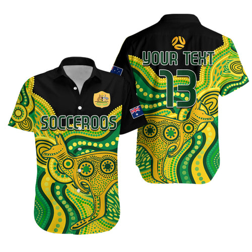 custom-text-and-number-australia-soccer-hawaiian-shirt-world-cup-football-2022-socceroos-we-are-champions