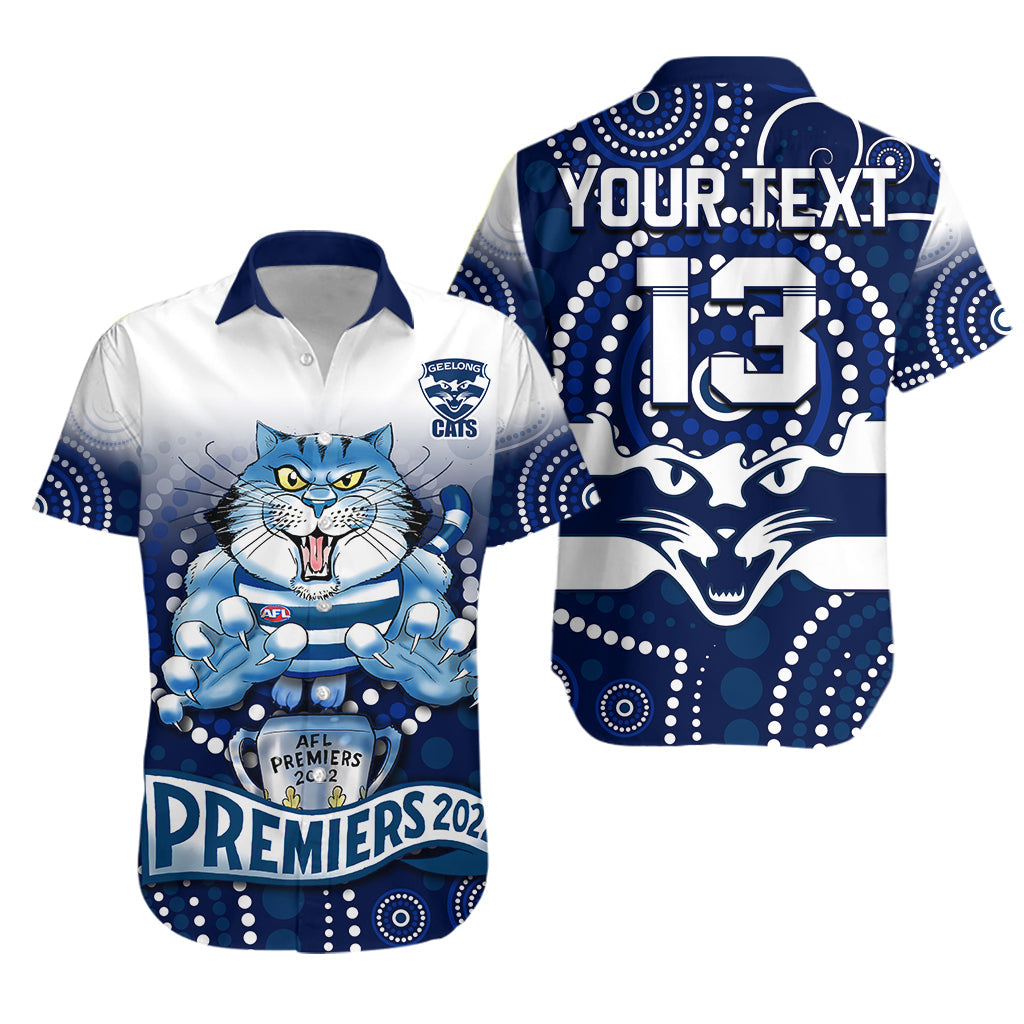 custom-text-and-number-cats-football-hawaiian-shirt-aboriginal-australian-premiers-2022-proud-geelong-cartoon