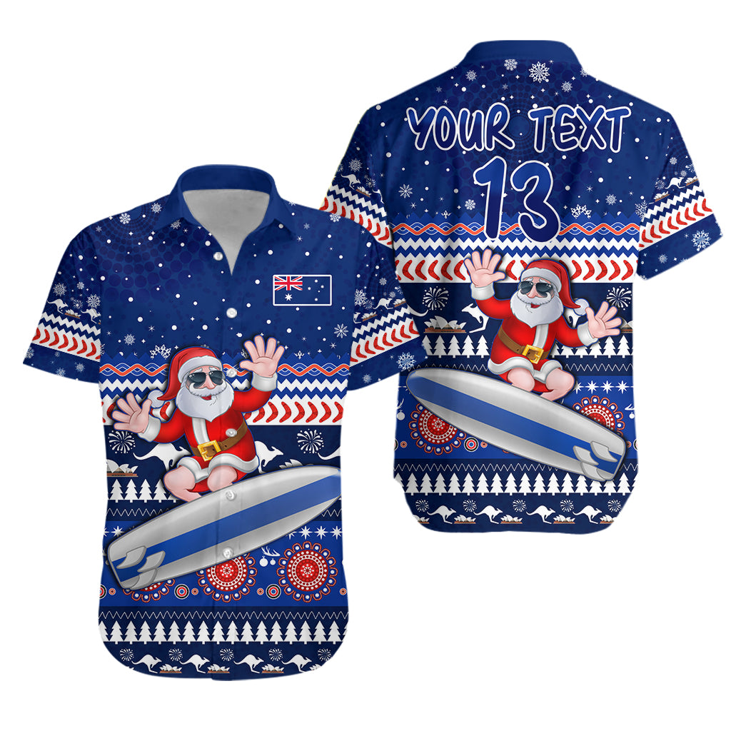 custom-text-and-number-australia-christmas-hawaiian-shirt-aussie-aboriginal-santa-claus-is-surfing-with-kangaroo