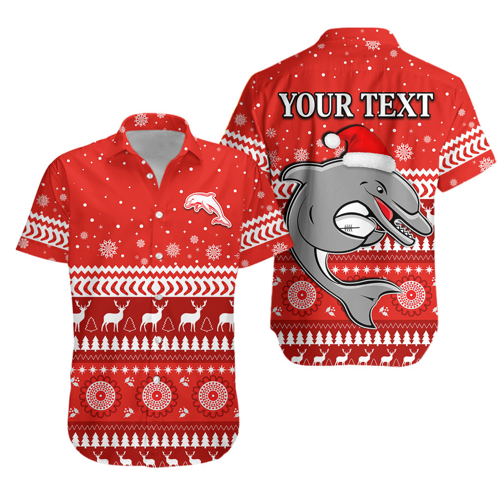 custom-personalised-dolphins-rugby-hawaiian-shirt-christmas-redcliffe