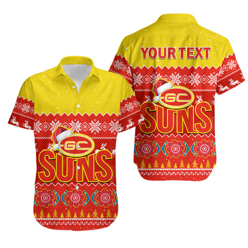 custom-personalised-gold-coast-football-hawaiian-shirt-suns-aboriginal-merry-christmas
