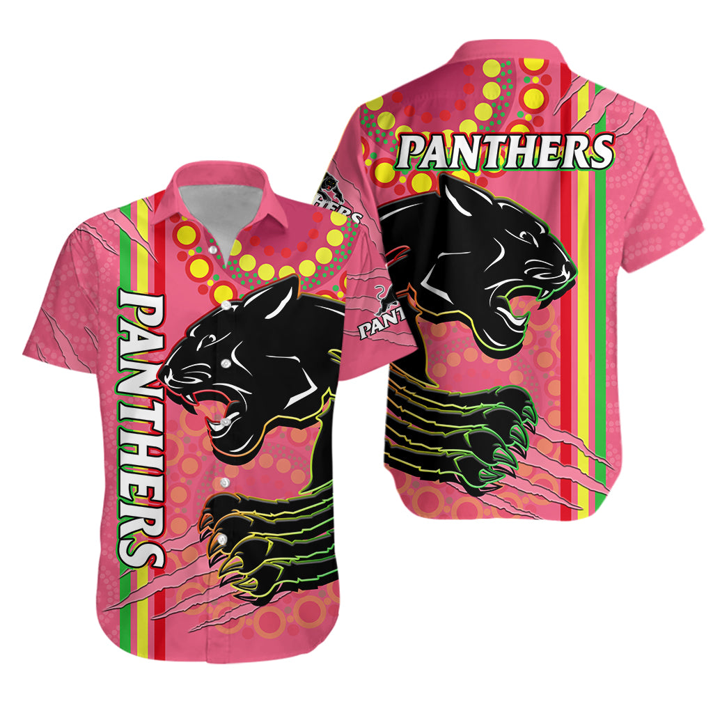 panthers-rugby-hawaiian-shirt-the-mountain-men-aboriginal-art-dynamic-pink-version