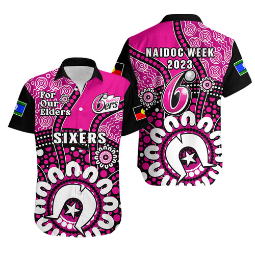 sydney-sixers-naidoc-2023-hawaiian-shirt-indigenous-for-our-elders