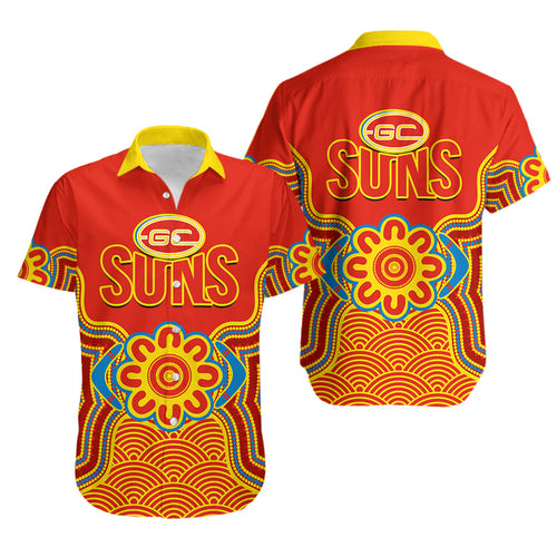 gold-coast-football-hawaiian-shirt-suns-indigenous-pattern