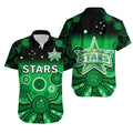 stars-cricket-hawaiian-shirt-melbourne-team-green-gradient-aboriginal-art