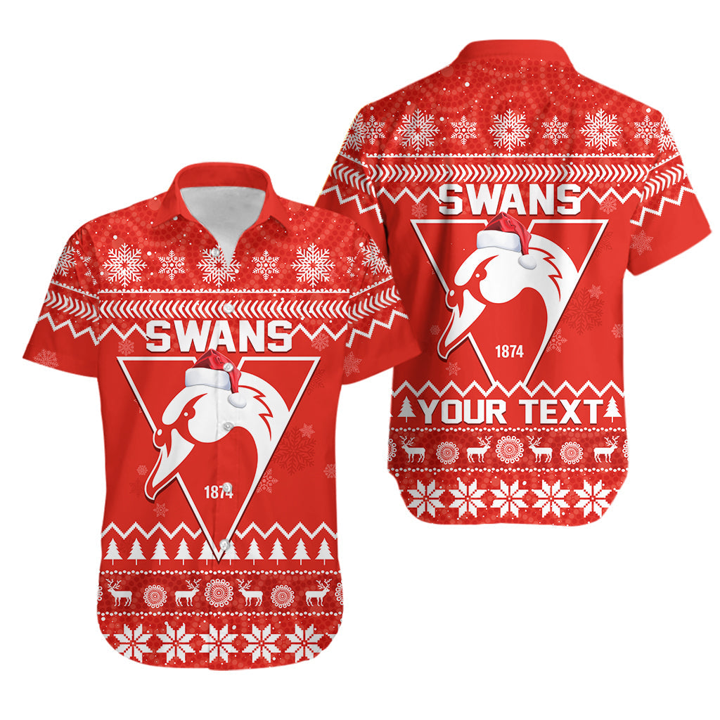 custom-personalised-swans-football-christmas-hawaiian-shirt-sydney-indigenous-merry-xmas