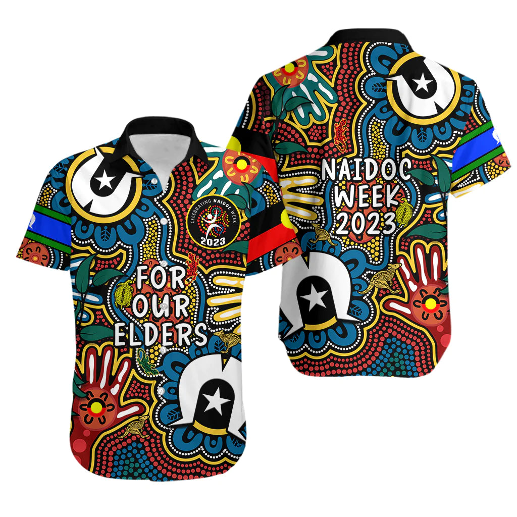 australia-naidoc-week-2023-hawaiian-shirt-for-our-elders-indigenous