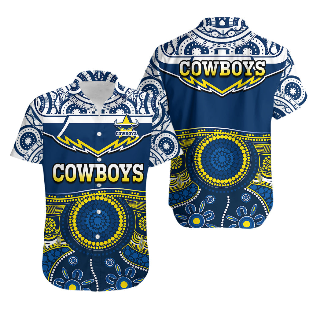 cowboys-rugby-hawaiian-shirt-aboriginal-art