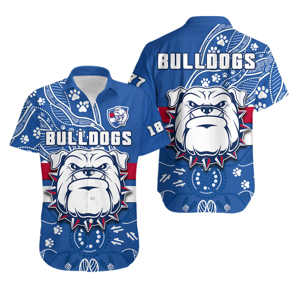 bulldogs-football-hawaiian-shirt-scraggers-1877-aboriginal-dot-painting-newest-version