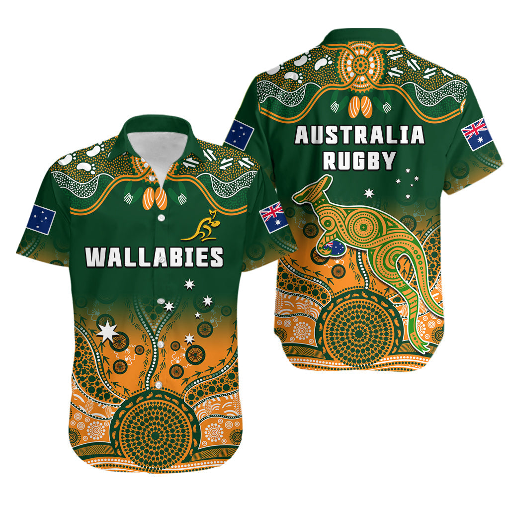 australia-rugby-hawaiian-shirt-wallabies-kangaroo-green-aboriginal