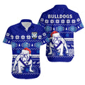 bulldogs-rugby-christmas-hawaiian-shirt-berries-merry-xmas-aboriginal-art