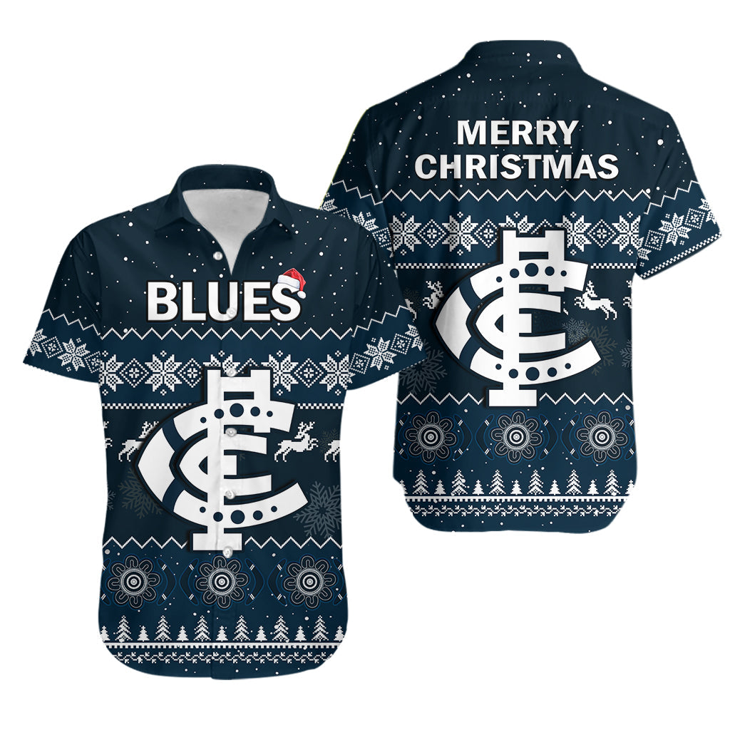 carlton-football-hawaiian-shirt-blues-indigenous-merry-christmas