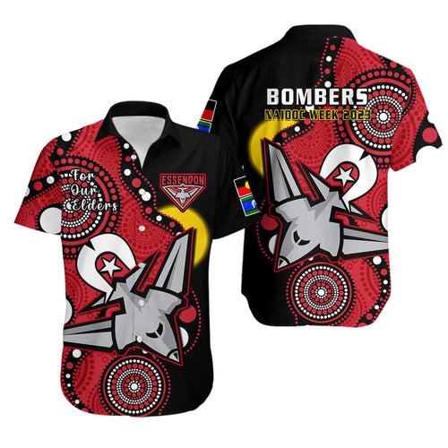 essendon-football-naidoc-2023-hawaiian-shirt-bombers-for-our-elders-indigenous-art