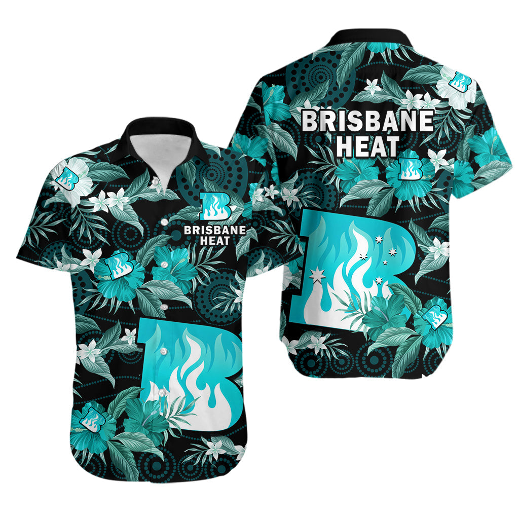 brisbane-heat-cricket-hawaiian-shirt-aboriginal-art-mix-tropical-flowers