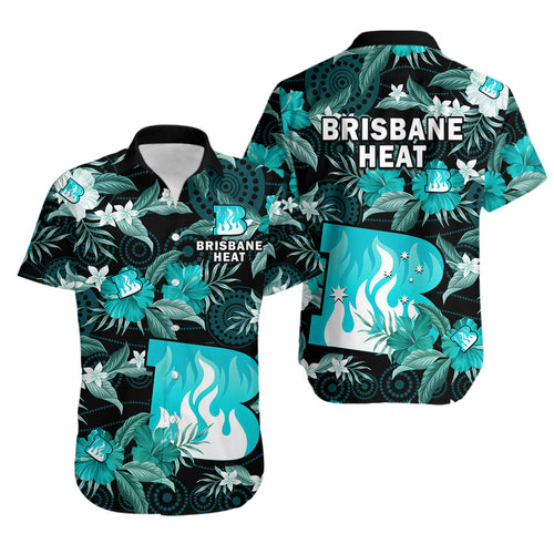 brisbane-heat-cricket-hawaiian-shirt-aboriginal-art-mix-tropical-flowers