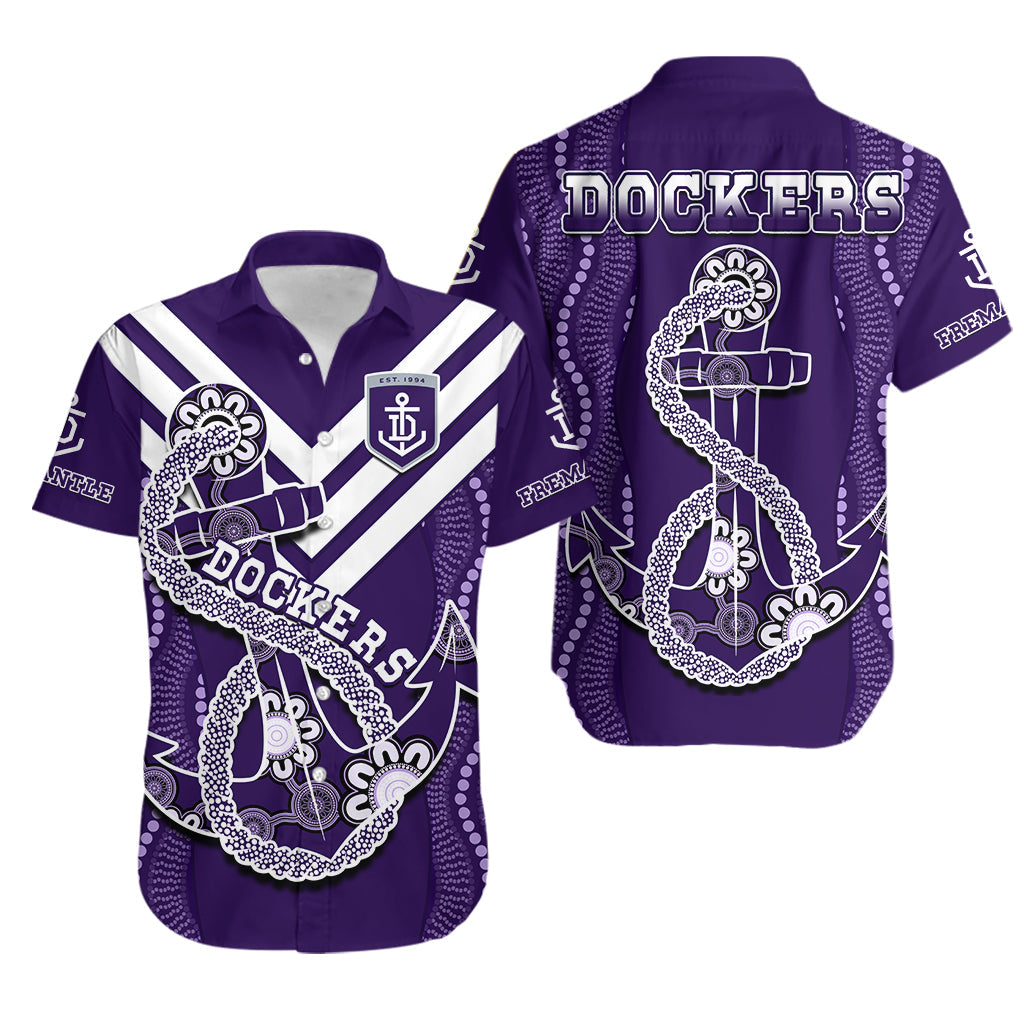dockers-football-hawaiian-shirt-fremantle-anchor-mix-aboriginal-pattern-dynamic-style
