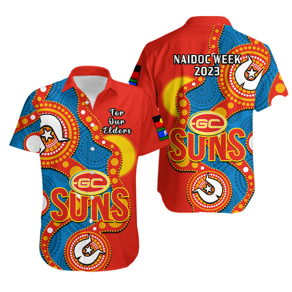 gold-coast-football-naidoc-2023-hawaiian-shirt-suns-indigenous-for-our-elders