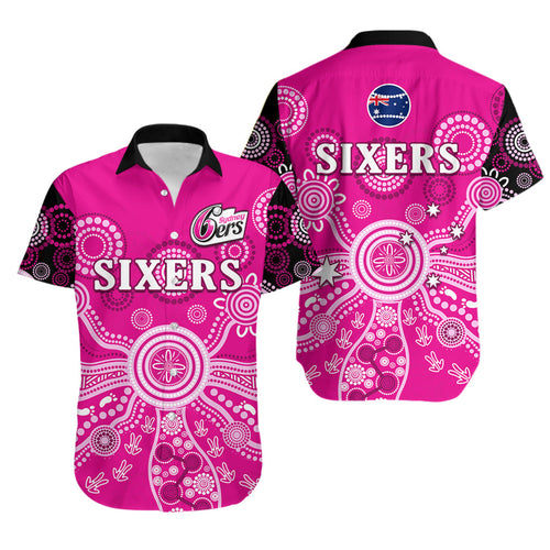 sydney-sixers-hawaiian-shirt-cricket-indigenous-australian-art-ver01