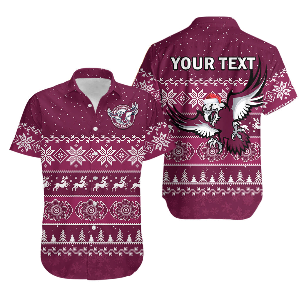 custom-personalised-sea-eagles-rugby-hawaiian-shirt-indigenous-silvertails-merry-christmas