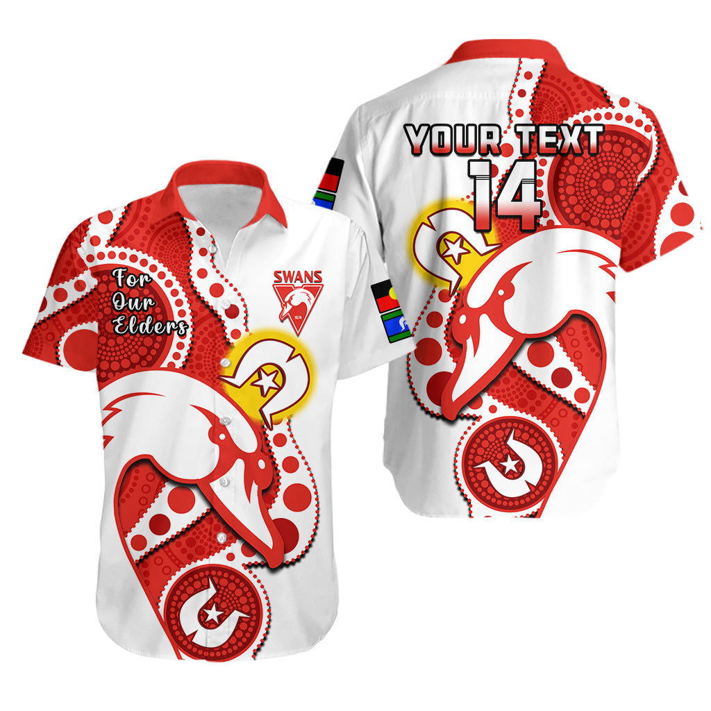 custom-text-and-number-swans-football-naidoc-2023-hawaiian-shirt-sydney-for-our-elders-indigenous-art