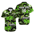 custom-text-and-number-sydney-thunder-cricket-hawaiian-shirt-aboriginal-art-mix-tropical-flowers