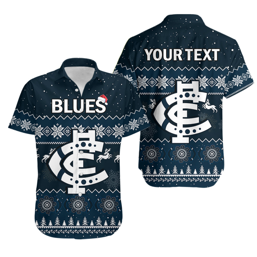 custom-personalised-carlton-football-hawaiian-shirt-blues-indigenous-merry-christmas