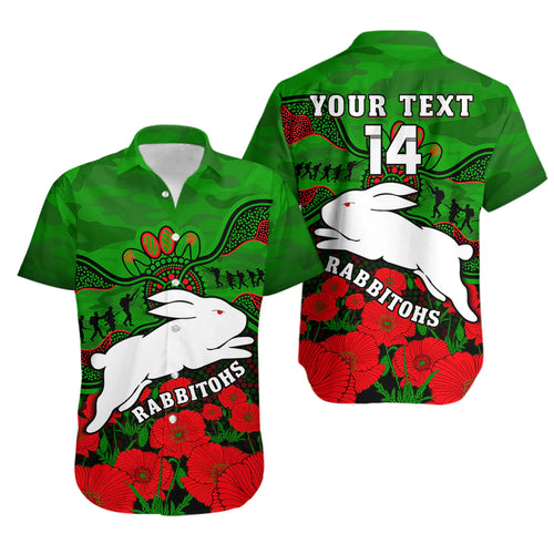 custom-text-and-number-rabbitohs-rugby-anzac-hawaiian-shirt-south-sydney-camouflage-poppy-aboriginal