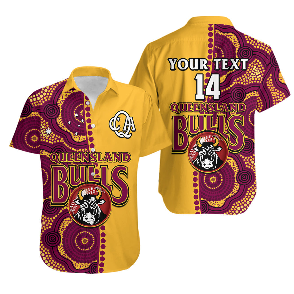 custom-text-and-number-queensland-cricket-2023-hawaiian-shirt-bulls-sheffield-shield-indigenous
