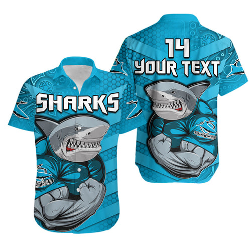 custom-text-and-number-sharks-rugby-hawaiian-shirt-go-sharkies-aboriginal-sporty-version