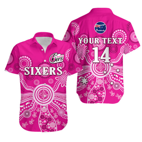 custom-text-and-number-sydney-sixers-hawaiian-shirt-cricket-indigenous-australian-art-ver02