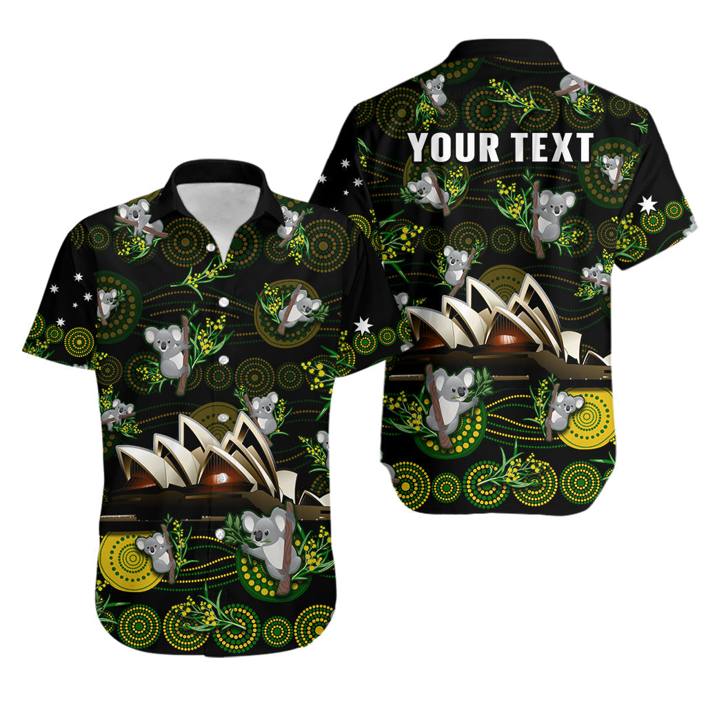 custom-personalised-australia-hawaiian-shirt-aboriginal-golden-wattle-mix-koala-and-sydney-opera-house