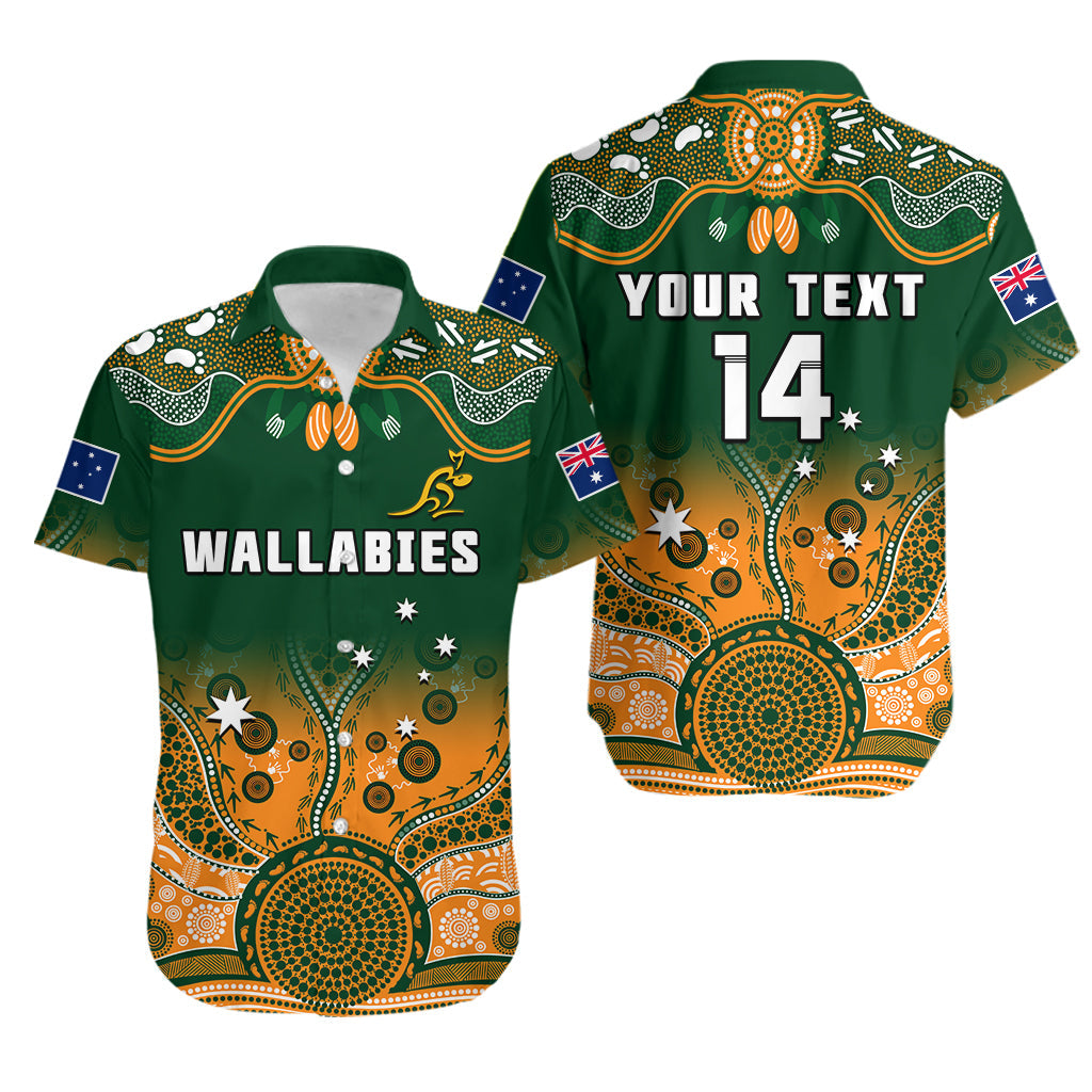 custom-text-and-number-australia-rugby-hawaiian-shirt-wallabies-kangaroo-green-aboriginal
