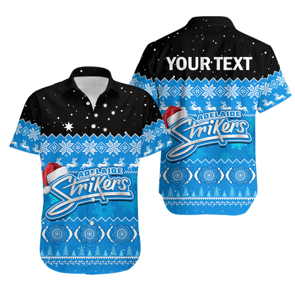 custom-personalised-adelaide-strikers-cricket-hawaiian-shirt-aboriginal-merry-christmas