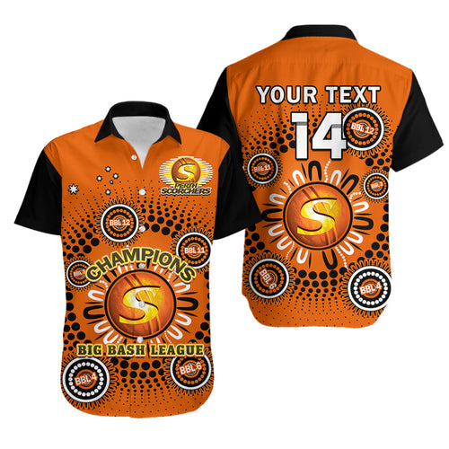 custom-text-and-number-perth-scorchers-cricket-hawaiian-shirt-indigenous-5th-champions-bbl-proud