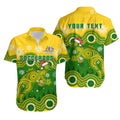 custom-personalised-australia-soccer-christmas-hawaiian-shirt-socceroos-indigenous-kangaroo