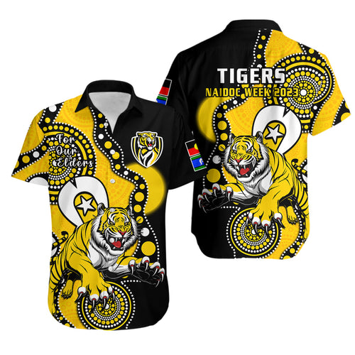 richmond-football-naidoc-2023-hawaiian-shirt-tigers-for-our-elders-indigenous-art